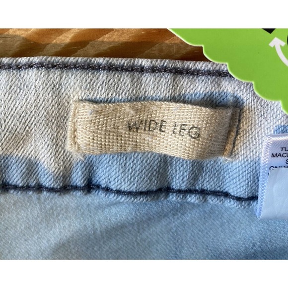 NEW LOGO by Lori Goldstein High Rise Jeans Size 2 Tall Wide Leg Cropped - Picture 4 of 11